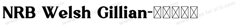 NRB Welsh Gillian字体转换